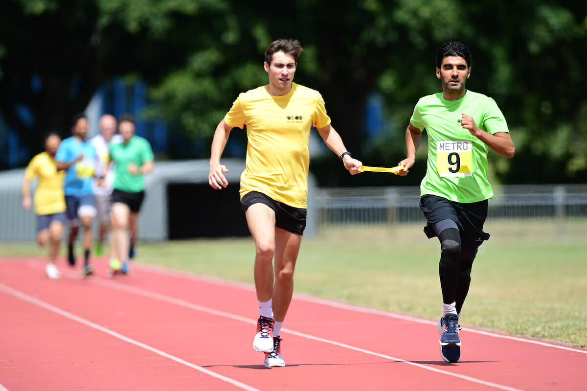 people running