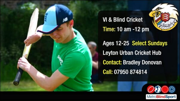 Free Junior VI & Blind Cricket